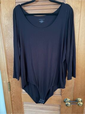 Lane Bryant lightweight thin Body Suit in black size 22/24